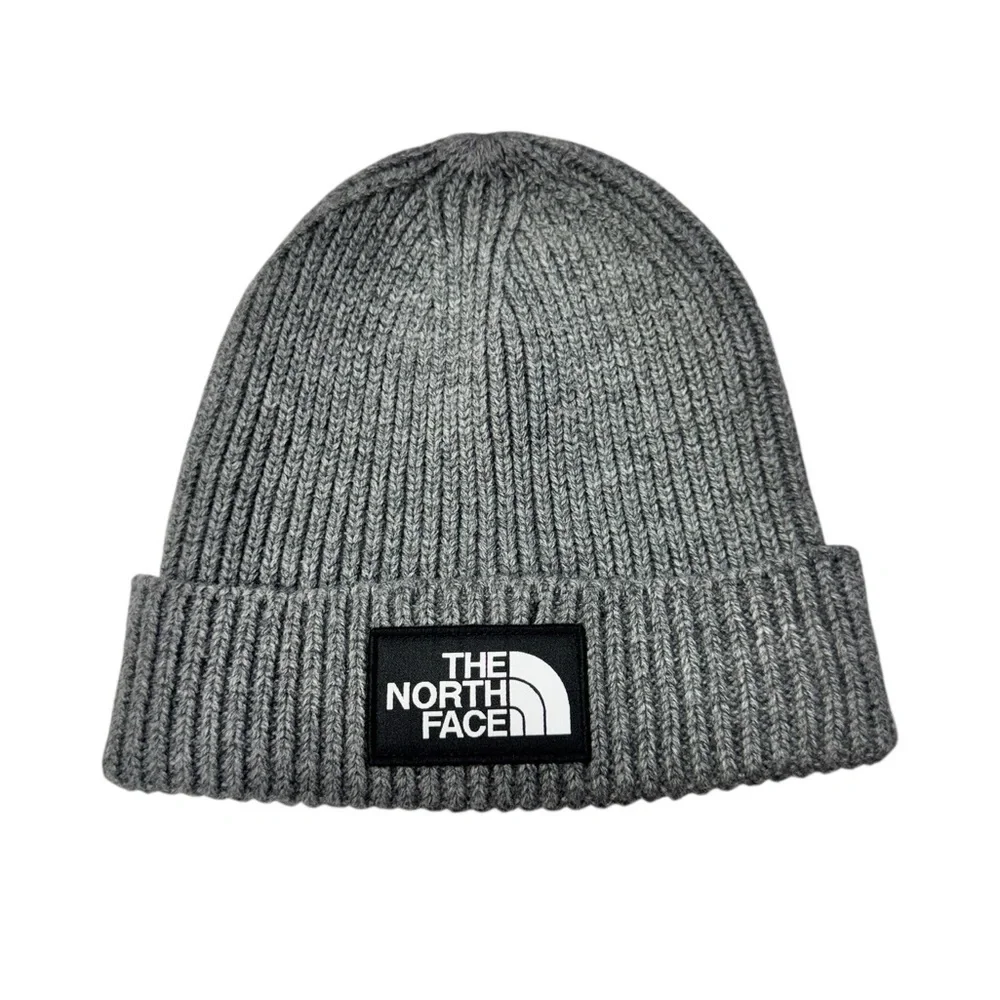 The North Face Charcoal Ribbed Beanie